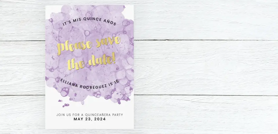 Save the Date Card Front