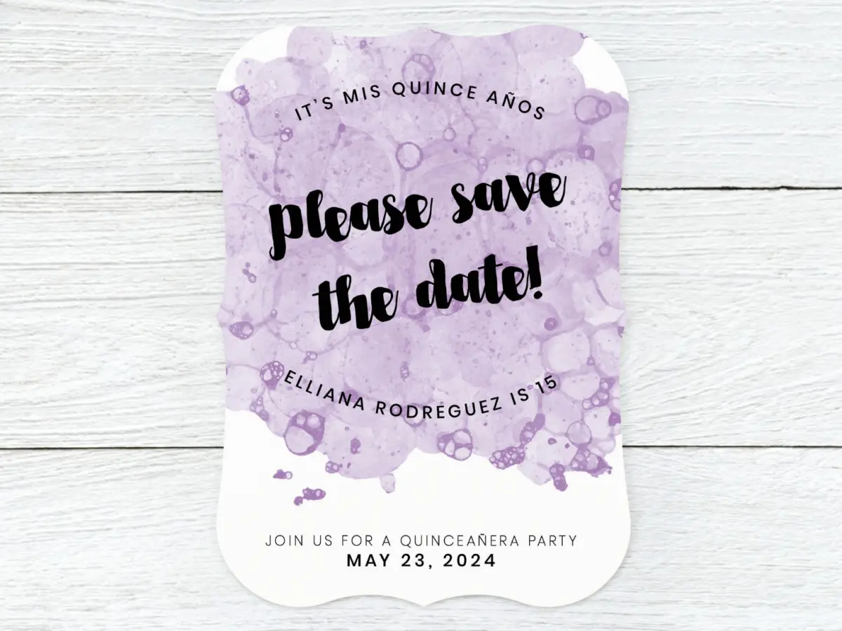 Save the Date Card Front