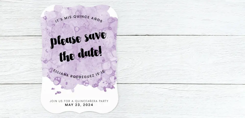 Save the Date Card Front
