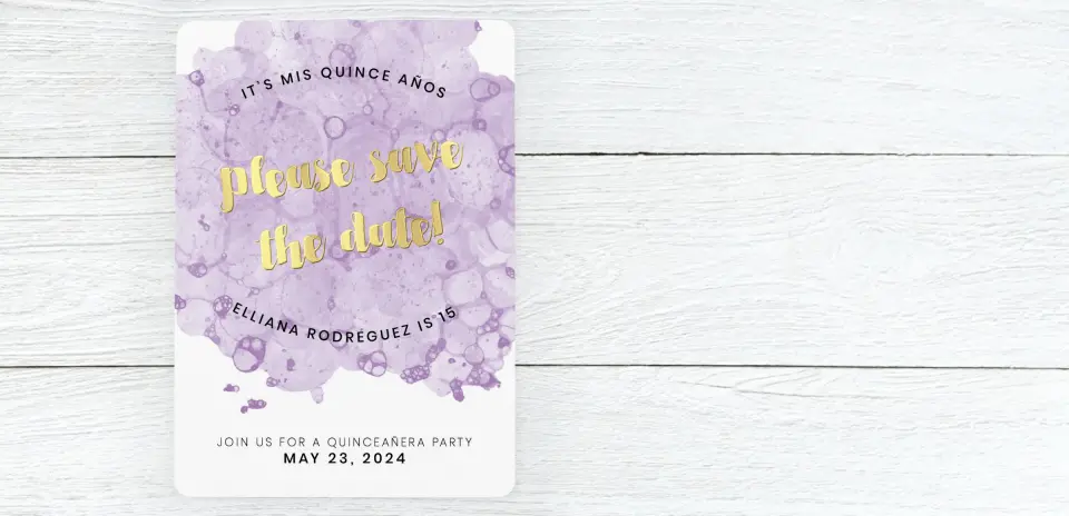 Save the Date Card Front