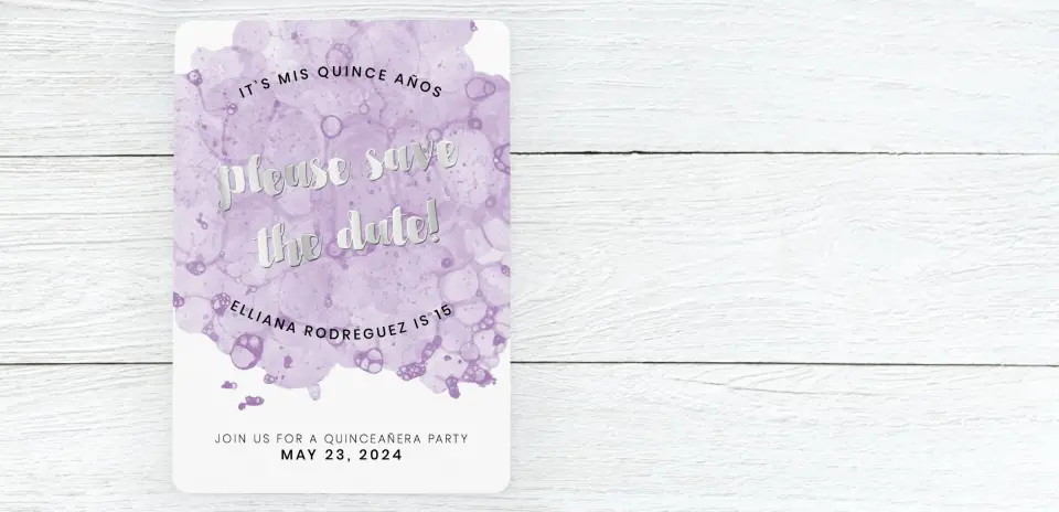 Save the Date Card Front