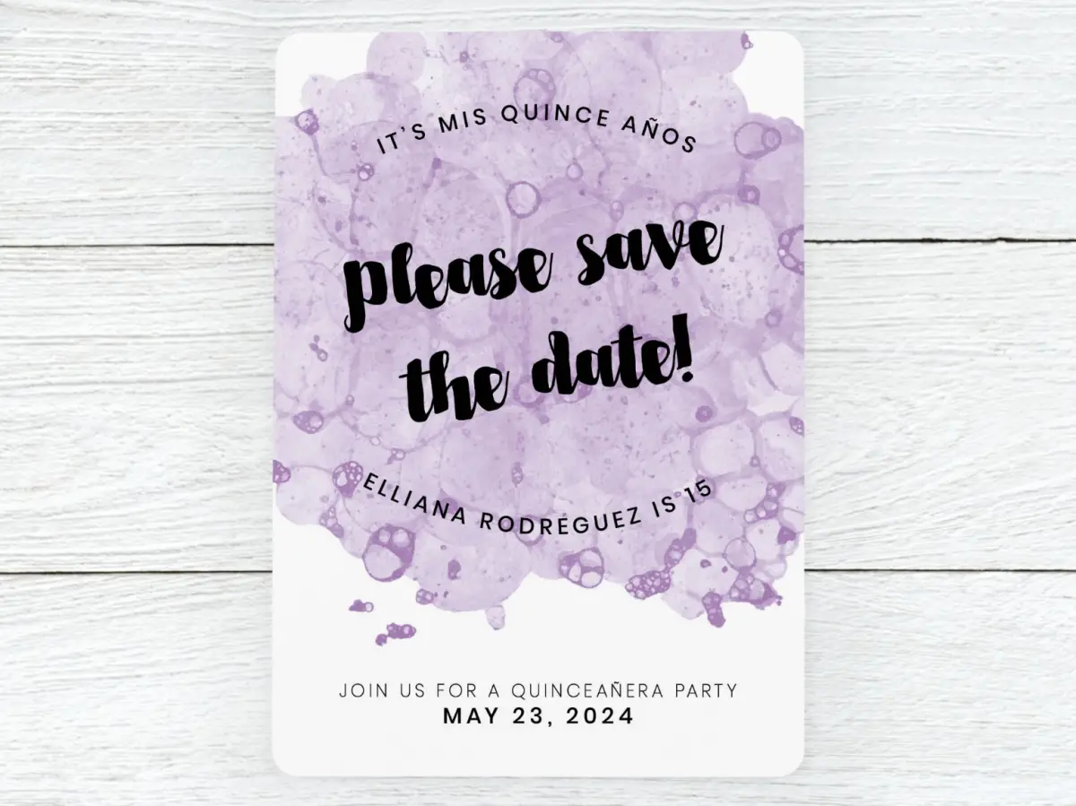 Save the Date Card Front