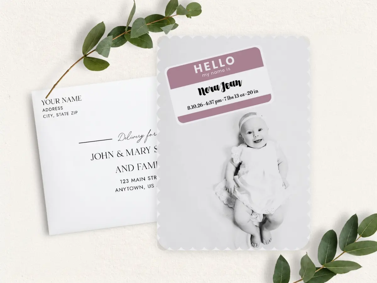 Front & Envelope