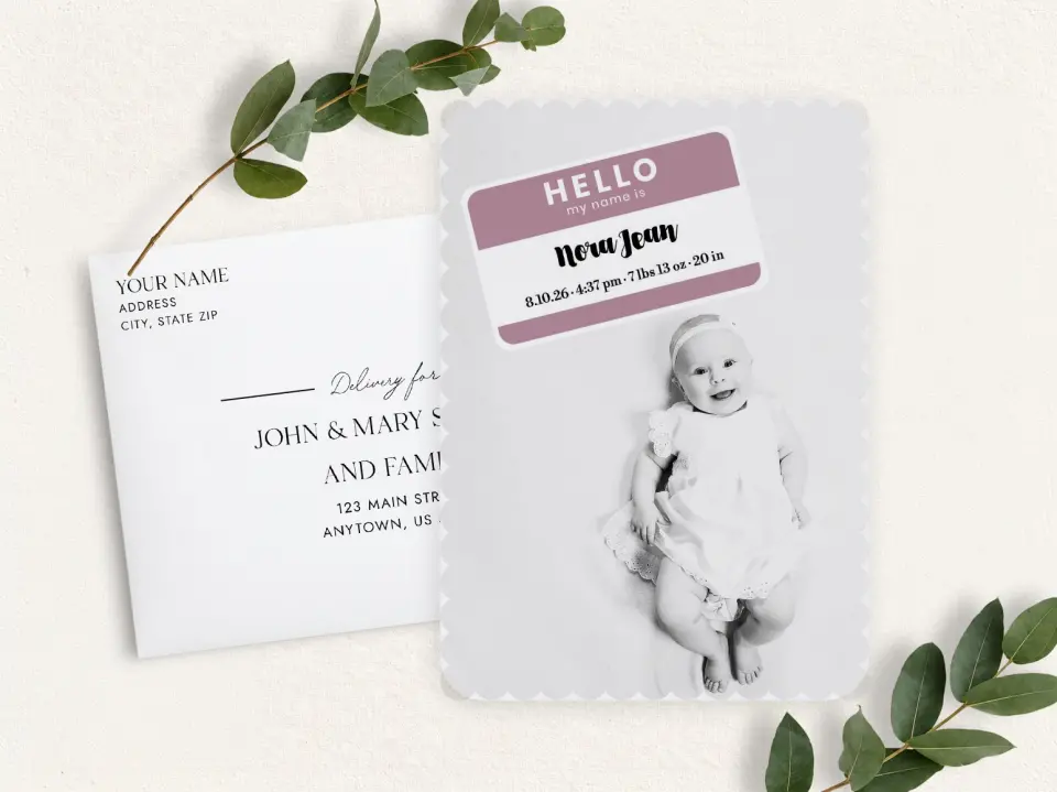 Front & Envelope