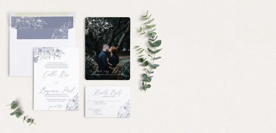 Front of Save the Date Card