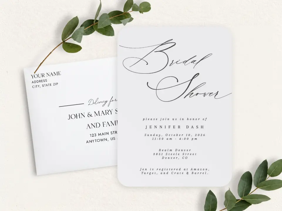 Front & Envelope