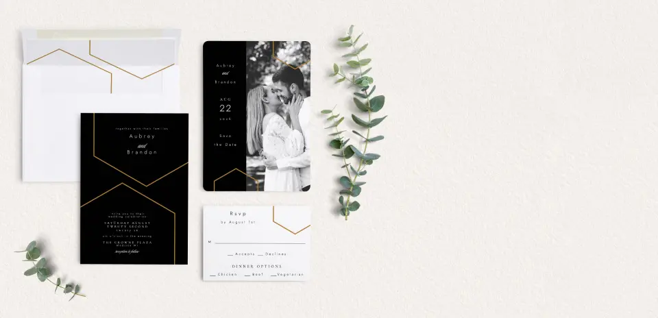 Front of Save the Date Card