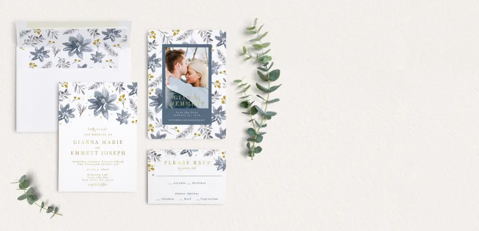 Front of Save the Date Card