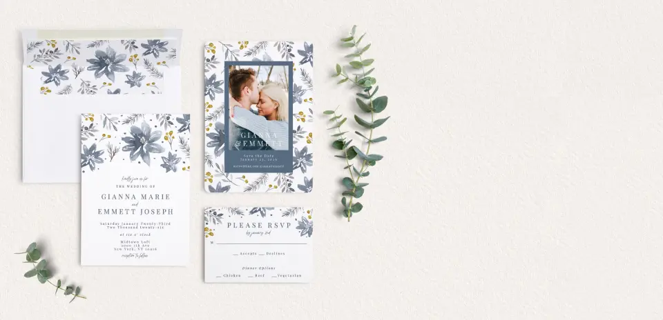 Front of Save the Date Card