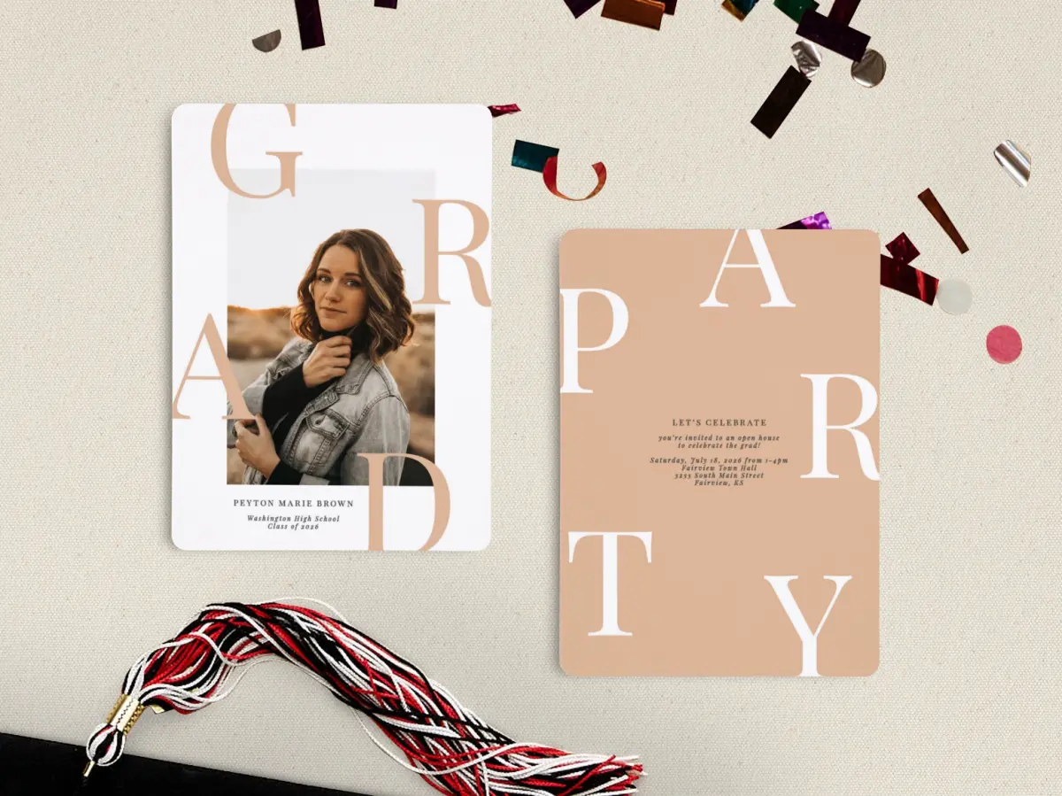 Grad Card Back