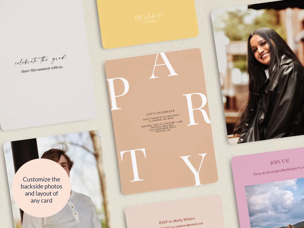 Grad Card Back