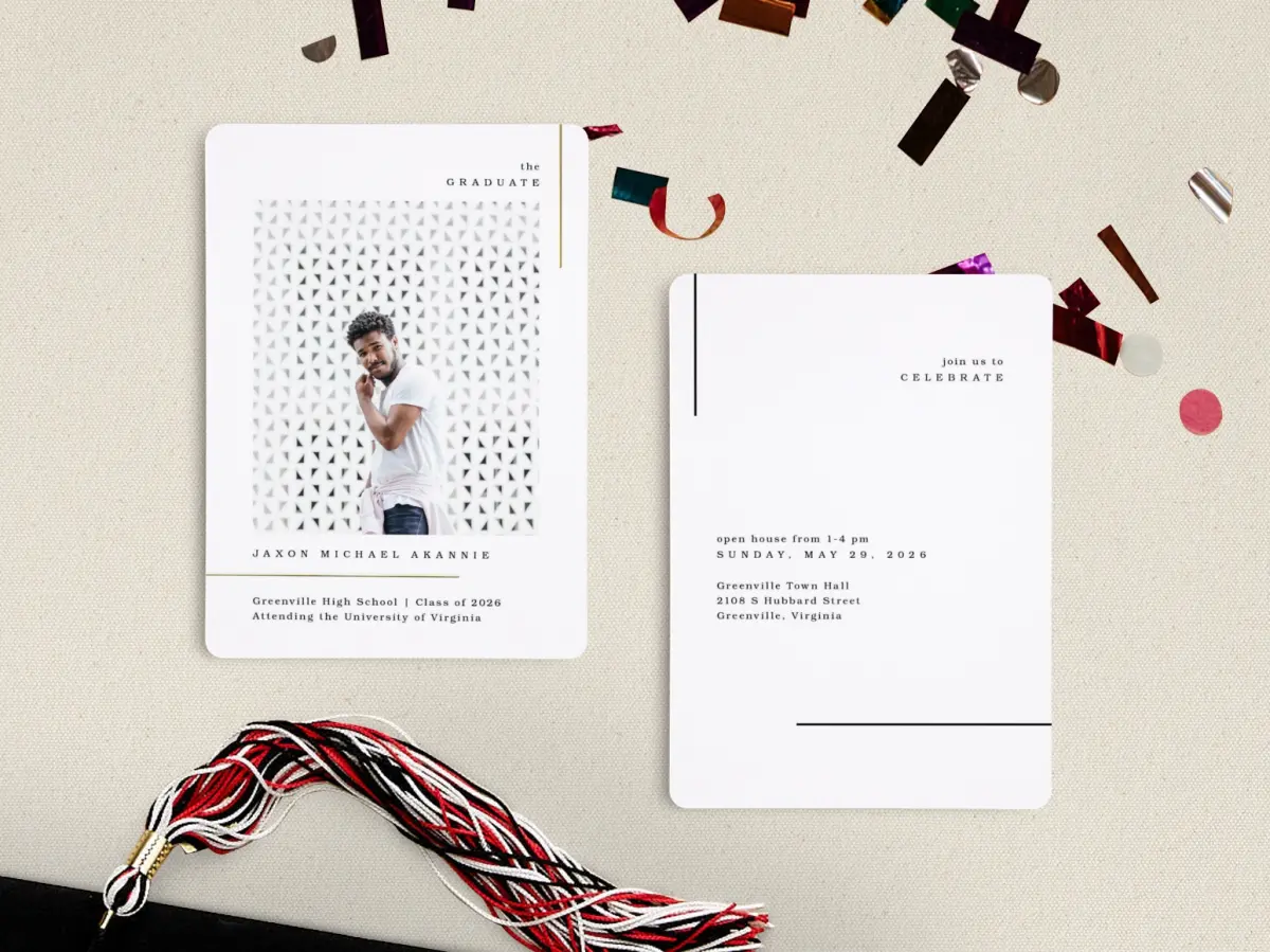 Grad Card Back