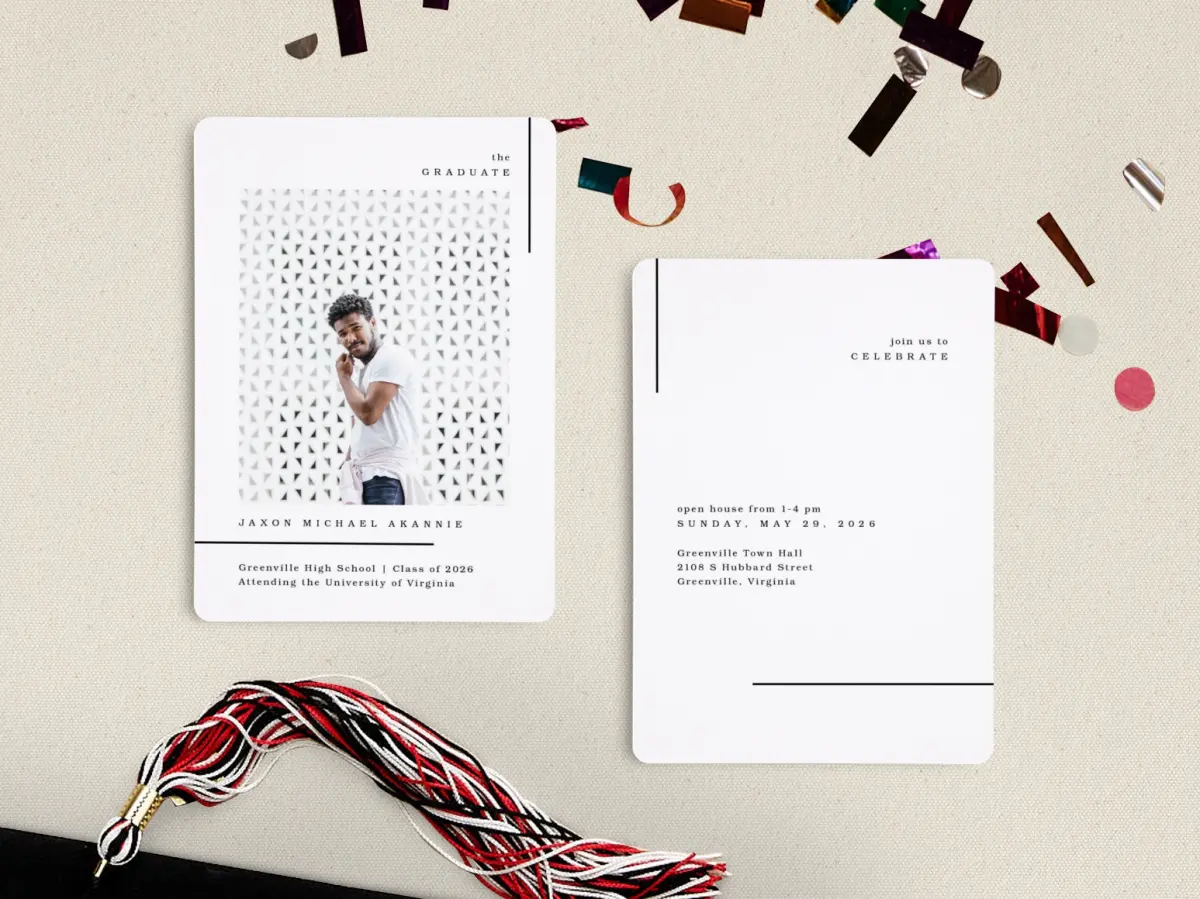 Grad Card Back