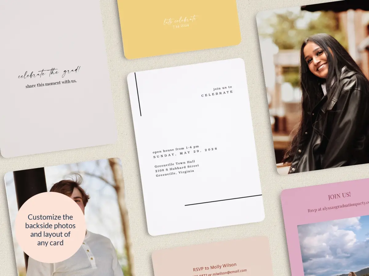 Grad Card Back