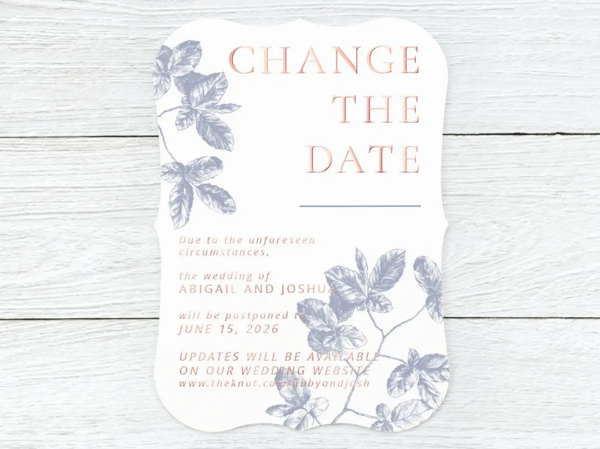 Save the Date Card Front