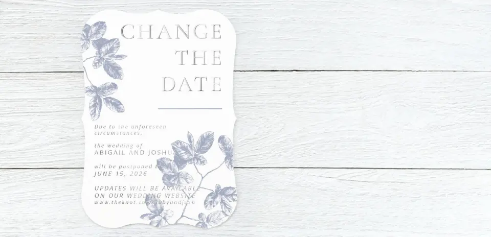 Save the Date Card Front