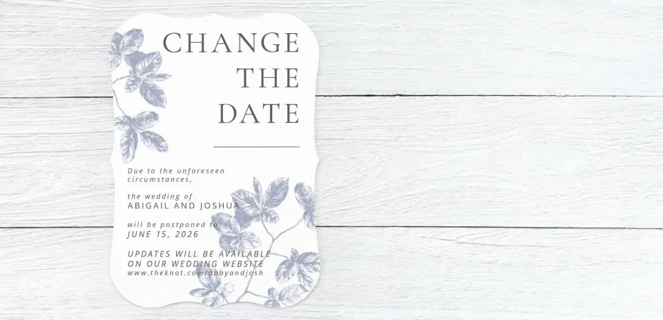 Save the Date Card Front