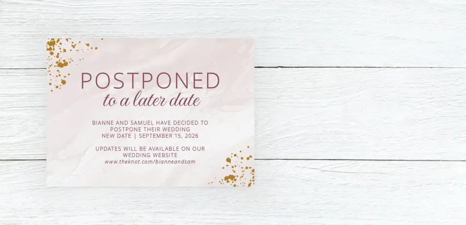 Save the Date Card Front