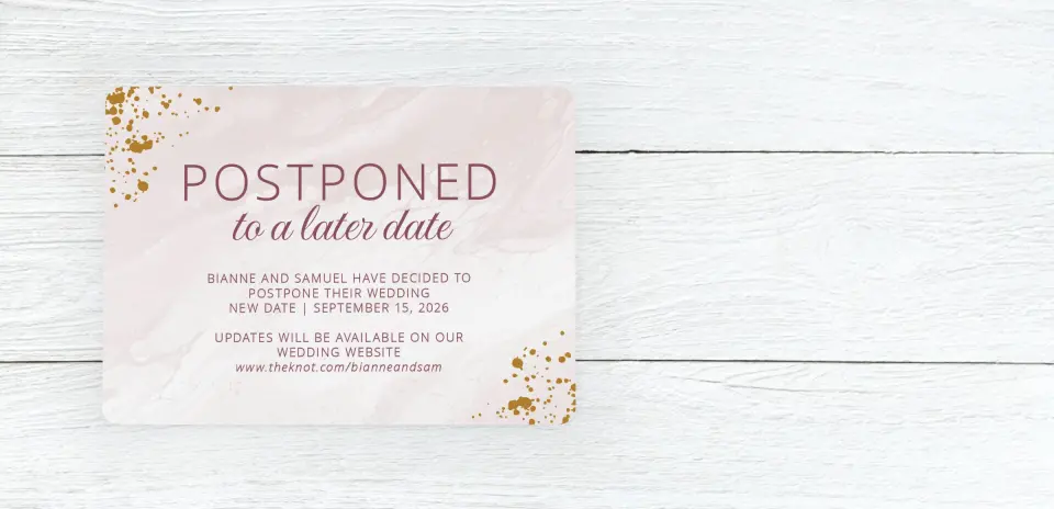 Save the Date Card Front