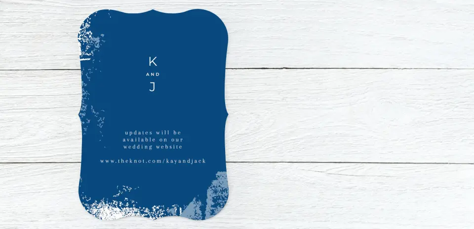 Save the Date Card Back
