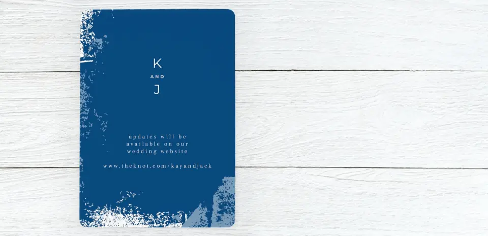 Save the Date Card Back