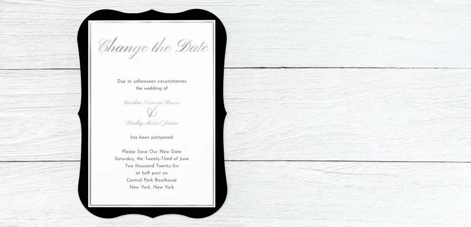 Save the Date Card Front