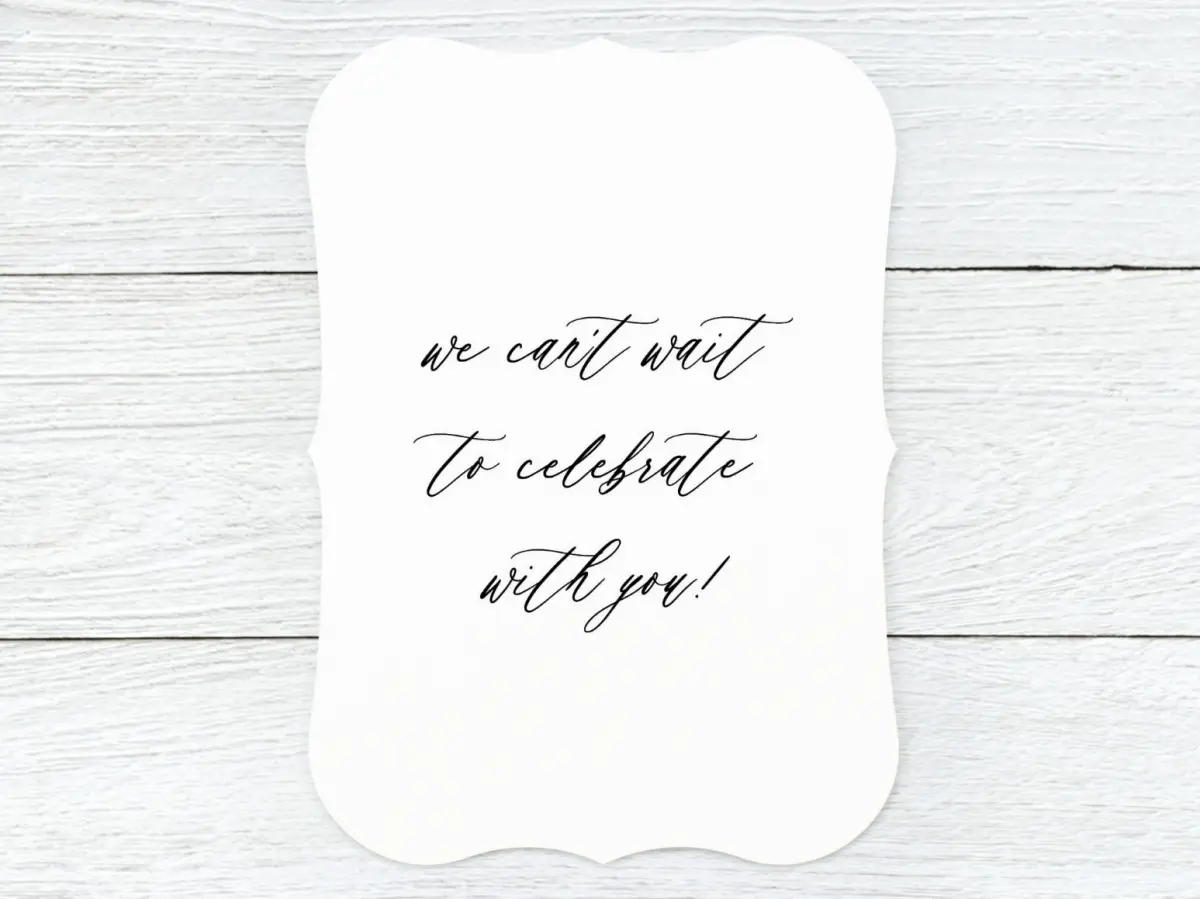 Save the Date Card Back