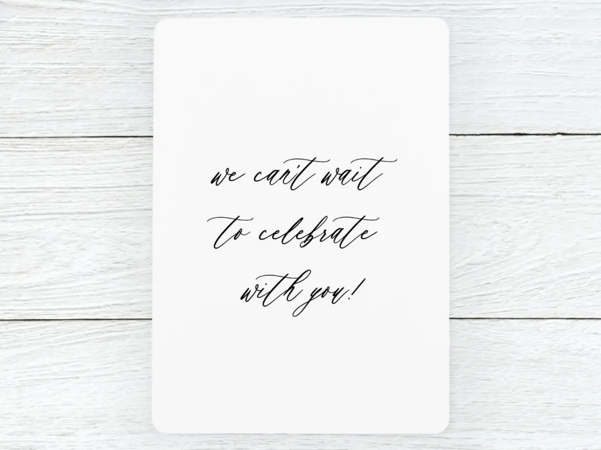 Save the Date Card Back