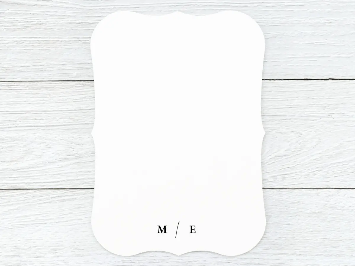 Save the Date Card Back
