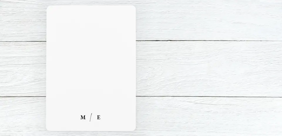 Save the Date Card Back