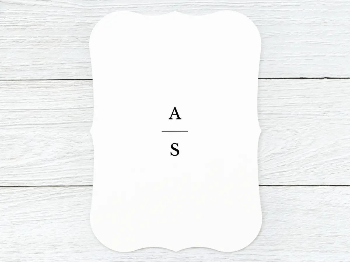 Save the Date Card Back