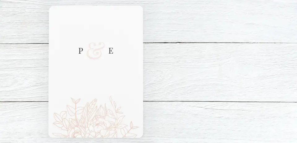 Save the Date Card Back