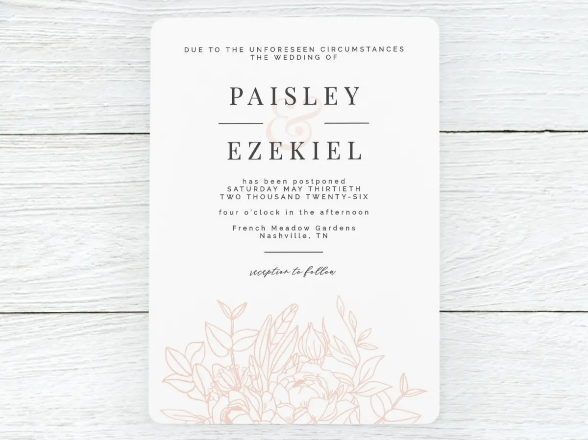Save the Date Card Front