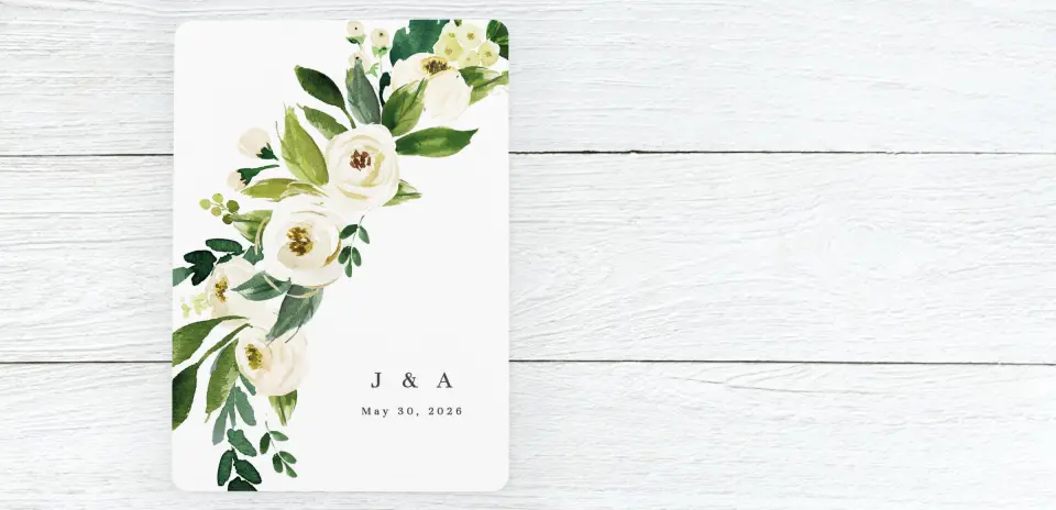 Save the Date Card Back