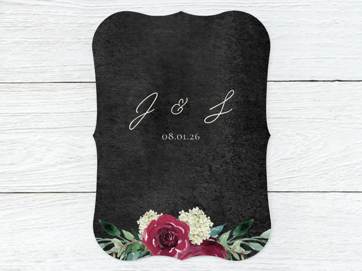 Save the Date Card Back