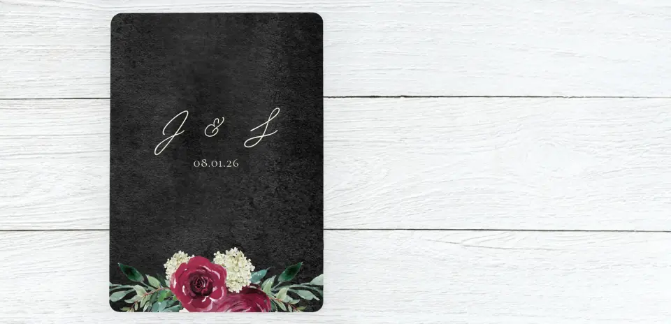 Save the Date Card Back