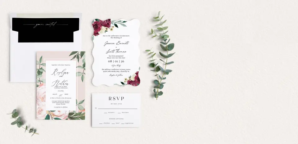 Front of Save the Date Card
