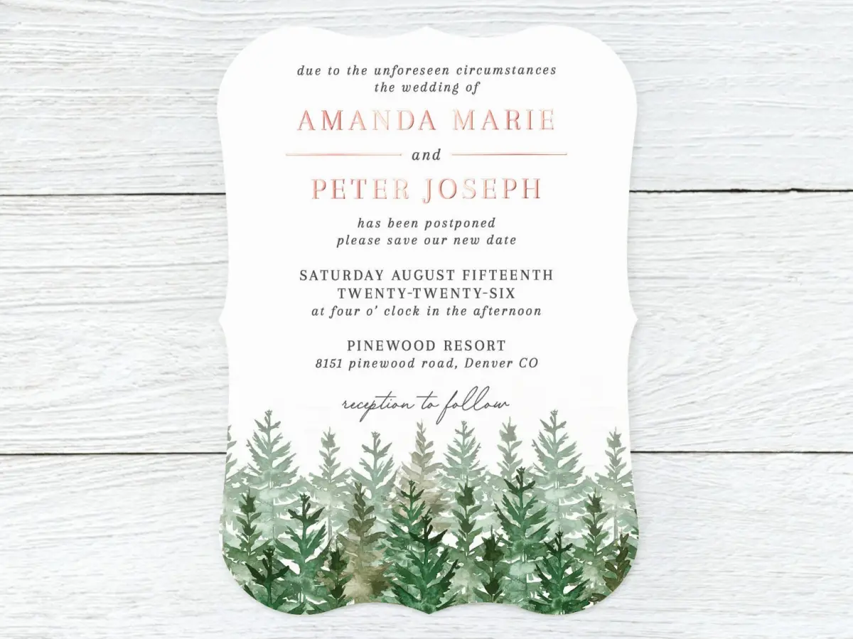 Save the Date Card Front