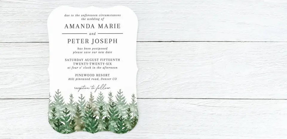 Save the Date Card Front
