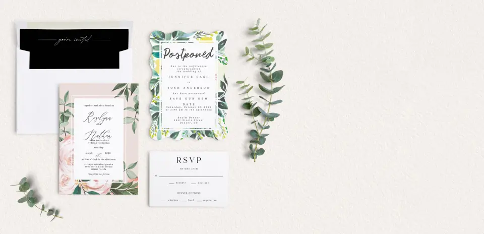 Front of Save the Date Card