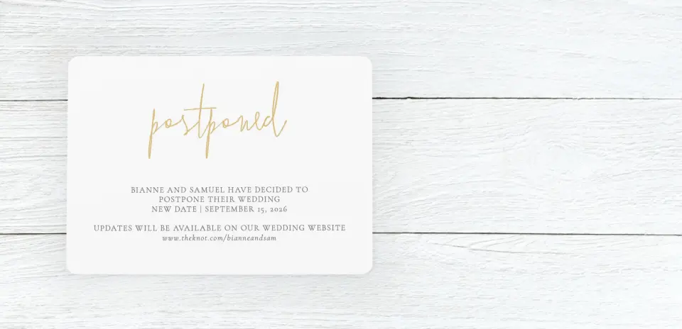 Save the Date Card Front