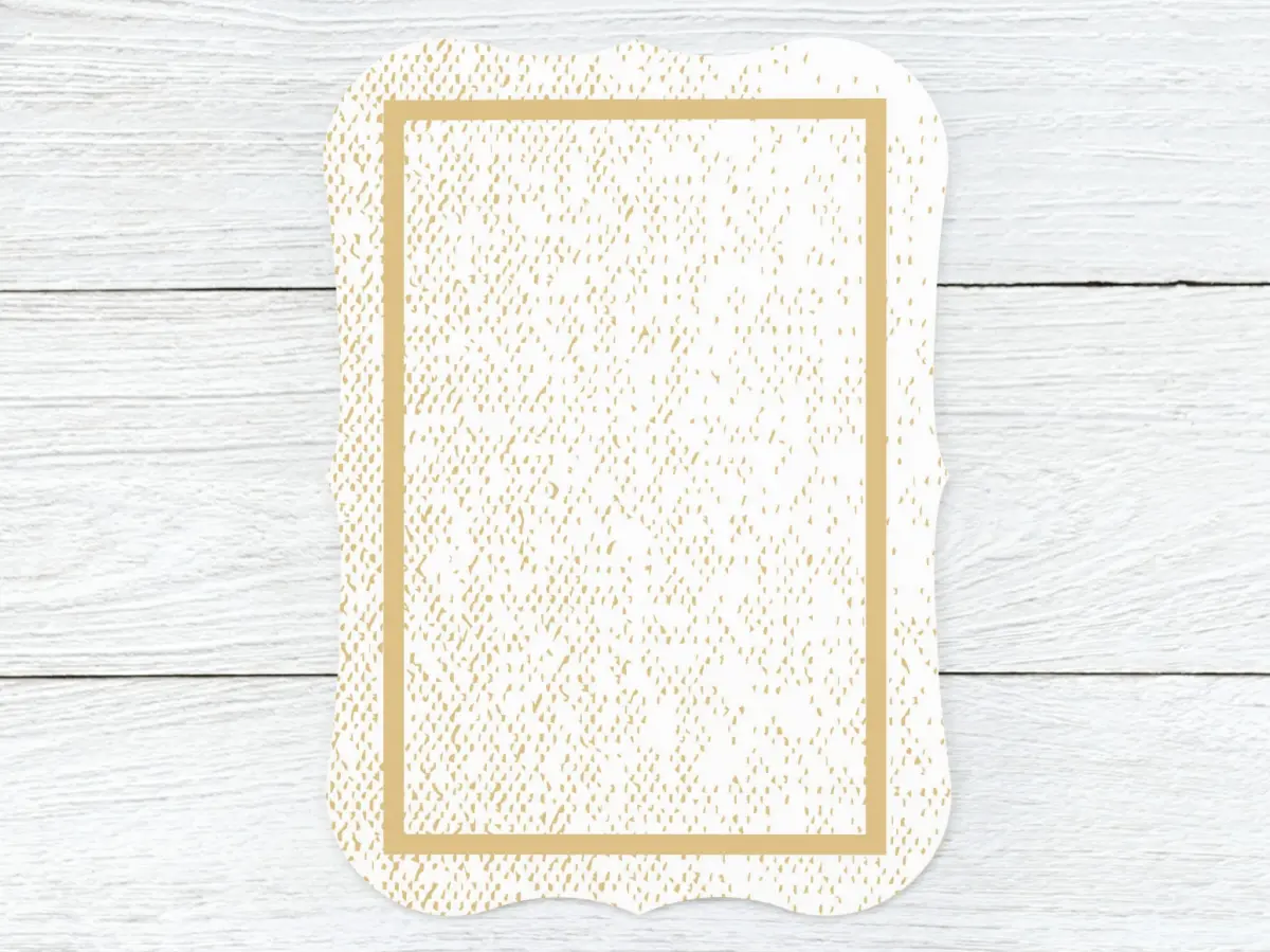 Save the Date Card Back