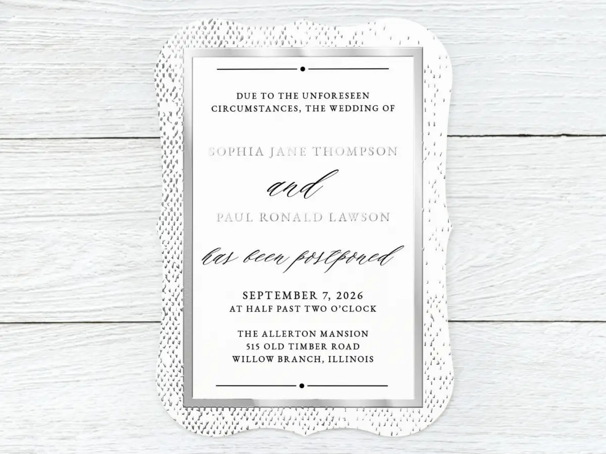 Save the Date Card Front