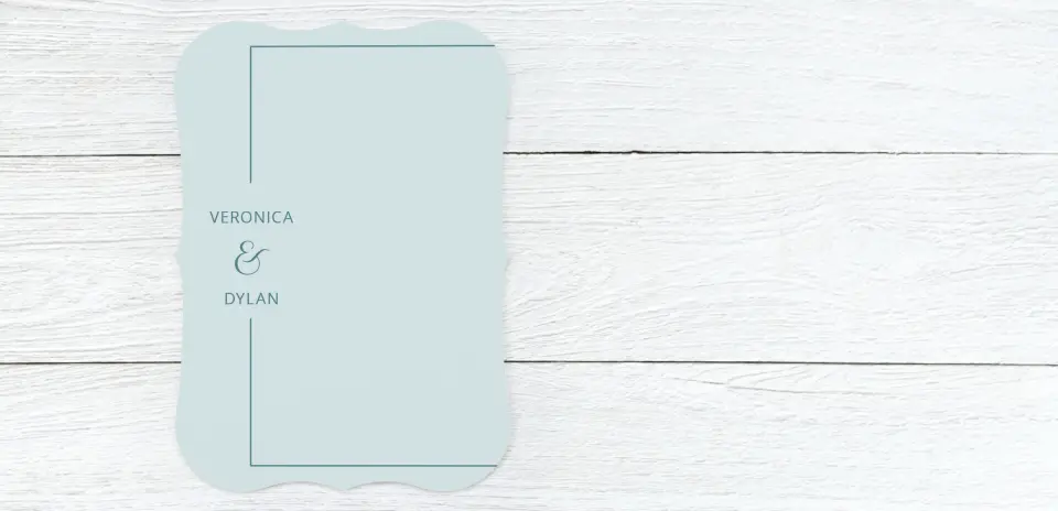 Save the Date Card Back