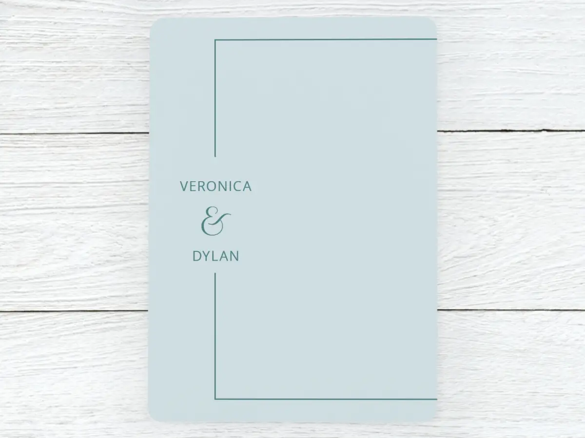 Save the Date Card Back
