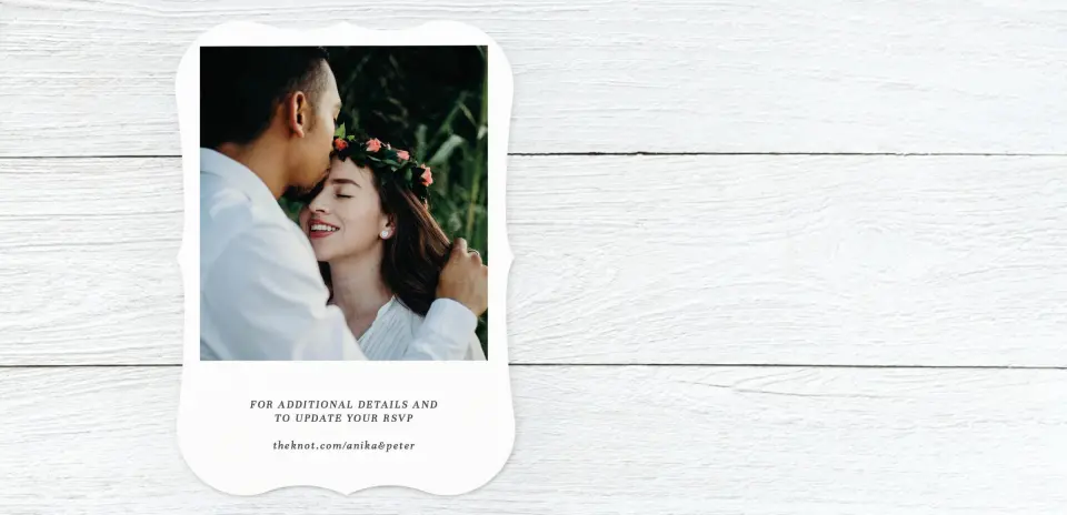 Save the Date Card Back