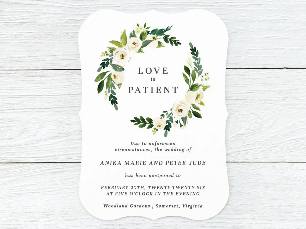 Save the Date Card Front