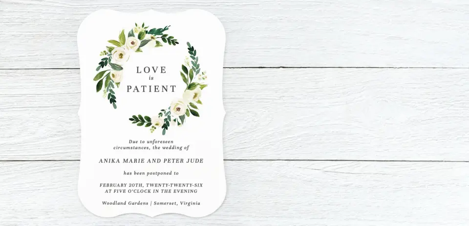 Save the Date Card Front