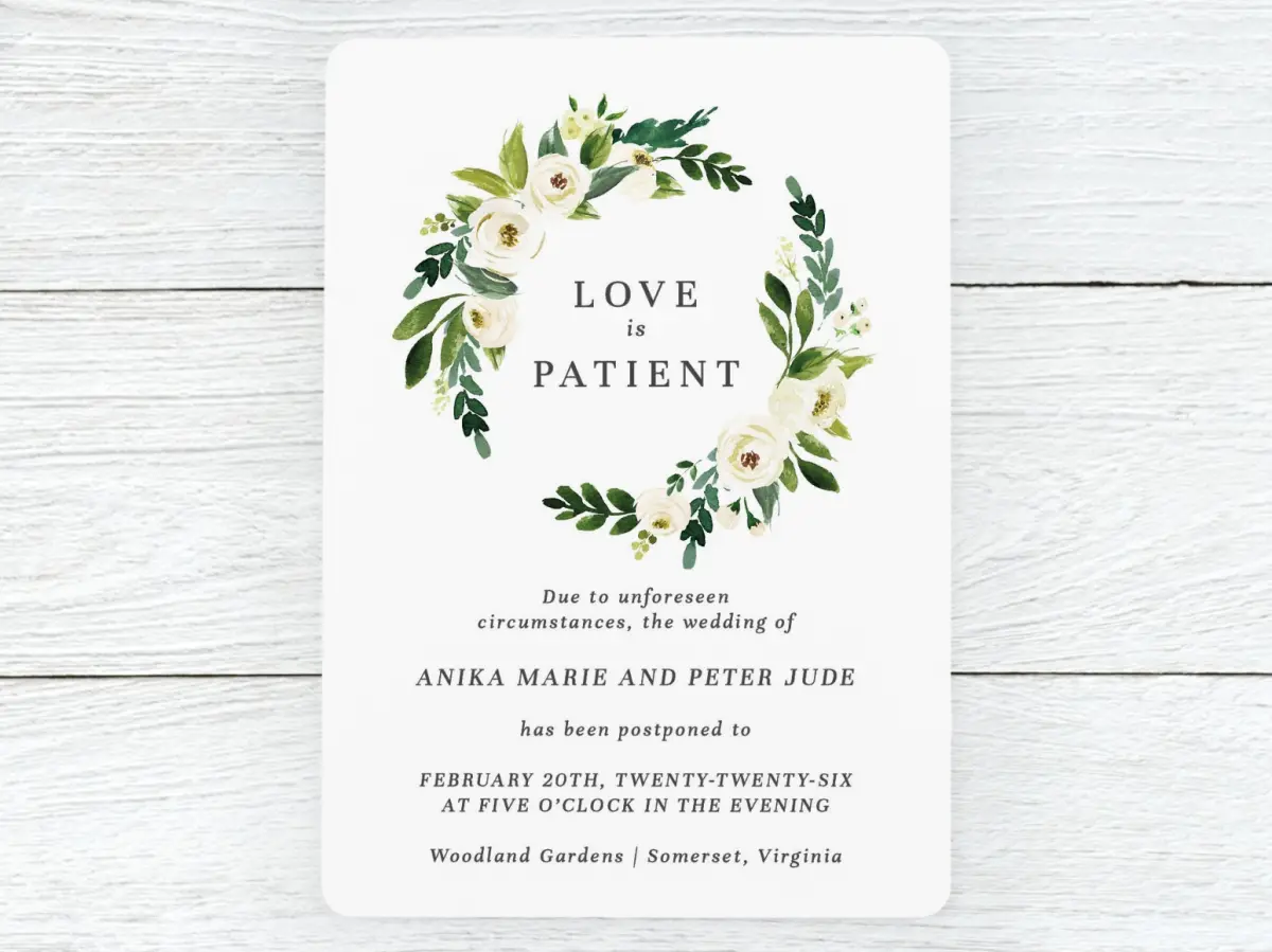 Save the Date Card Front