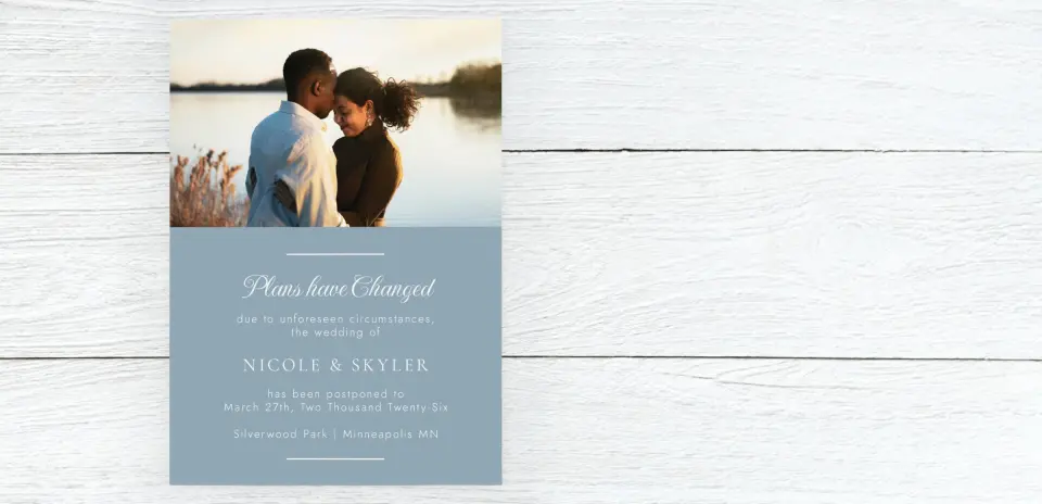 Save the Date Card Front